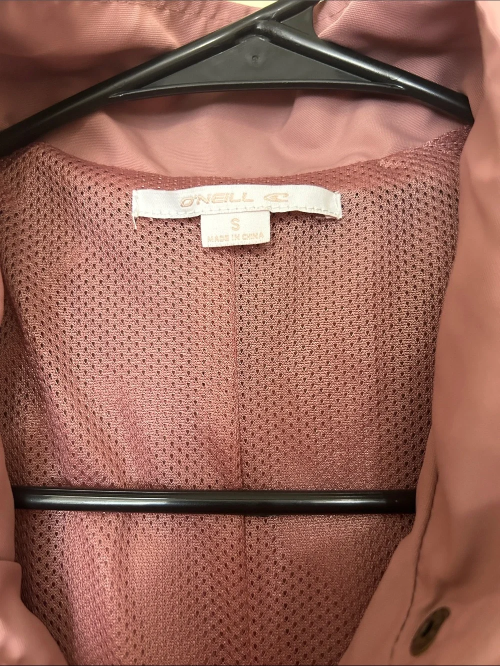 Girls Dusty Rose Hooded Anorak Jacket